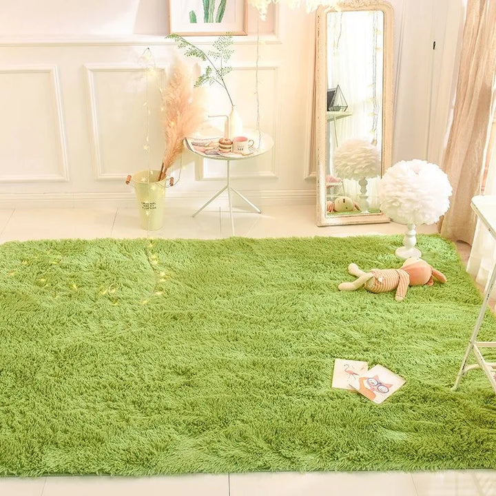 Lisslune | Fluffy Ultra Soft Non-Slip Rug with Memory Foam Cushion