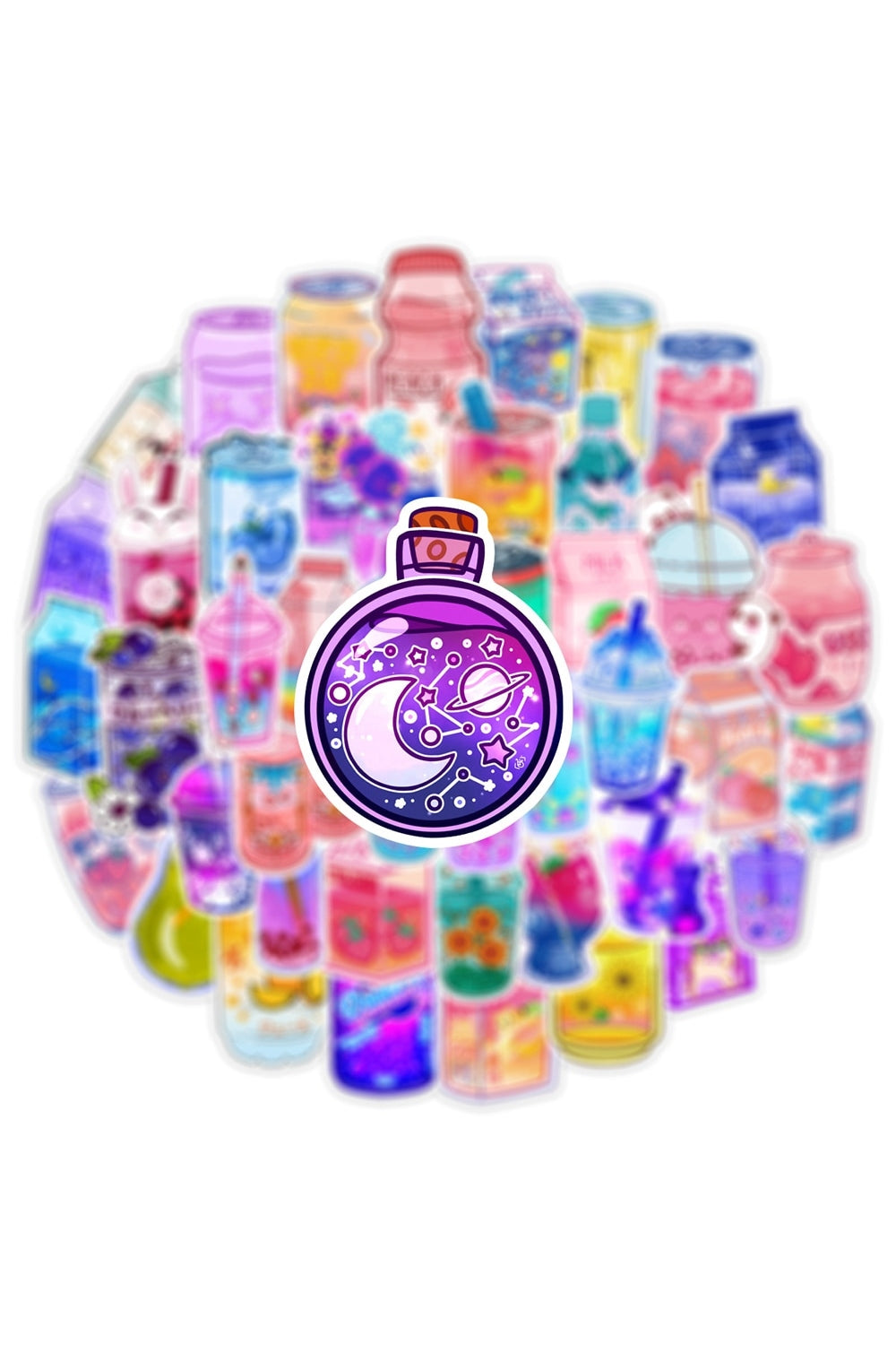 Lisslune | Drink Themed Stickers