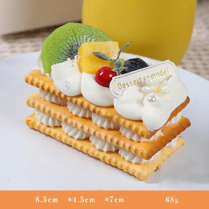 Lisslune | Realistic Artificial Dessert Cake for Home Decor and Photography - Food Simulation Model FCYY-002