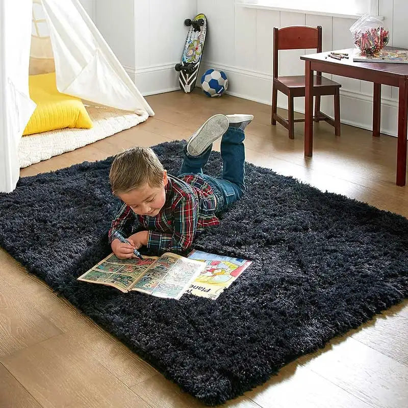 Lisslune | Fluffy Ultra Soft Non-Slip Rug with Memory Foam Cushion