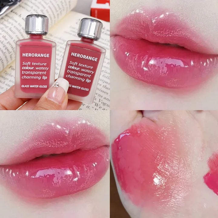 Rynx | Mirror Moisture Lip Jelly Long-lasting Transparent Jelly Black Tea Brown Lipstick Liquid Lipstick Lips Korean Makeup Cosmetics