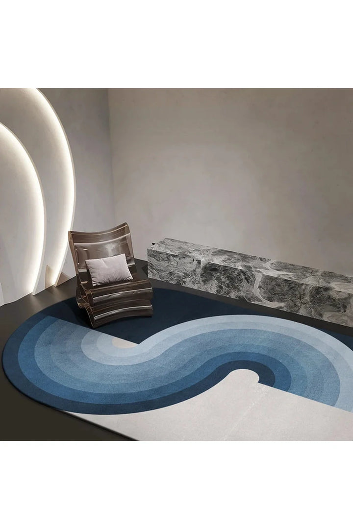 Lisslune | Waves geometric rug
