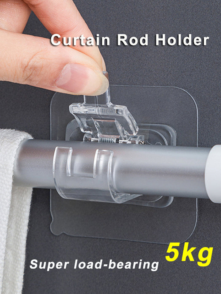 Lisslune | Self Adhesive Curtain Rod Holder