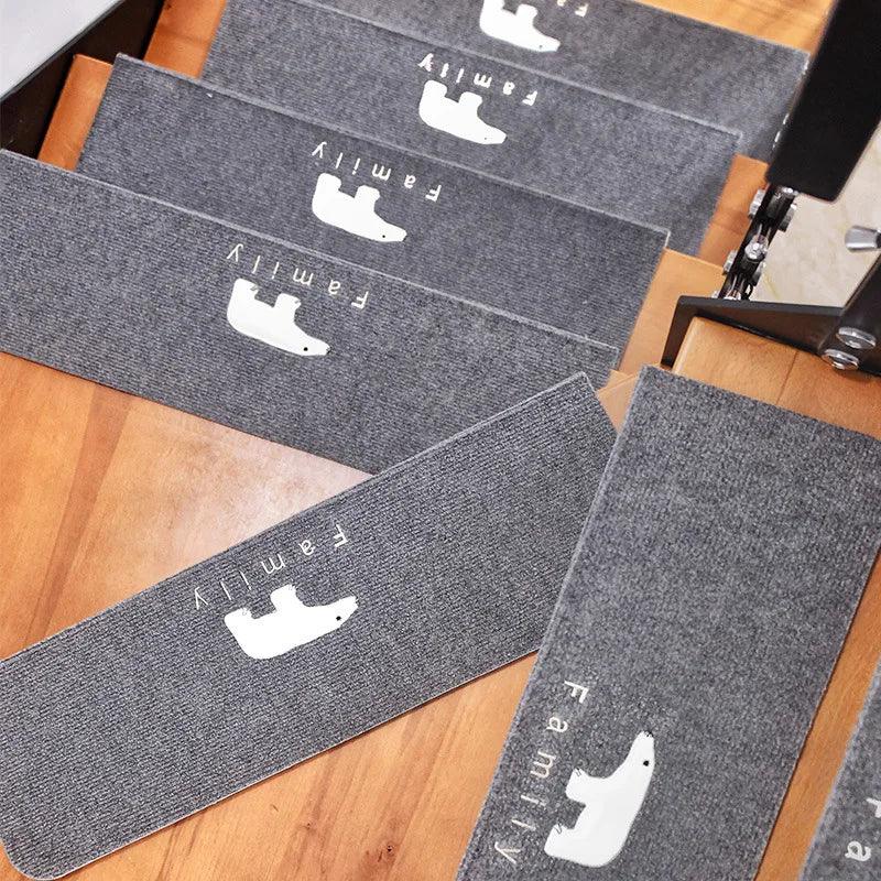 Lisslune | Stylish and Safe Plush Stair Mat Collection with Elegant Patterns