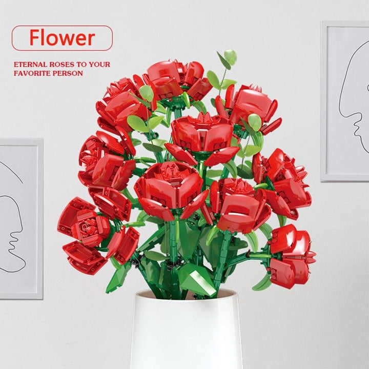 Lisslune | Eternal Orchid Artistry DIY Craft Kit - Create Timeless Flower Arrangements