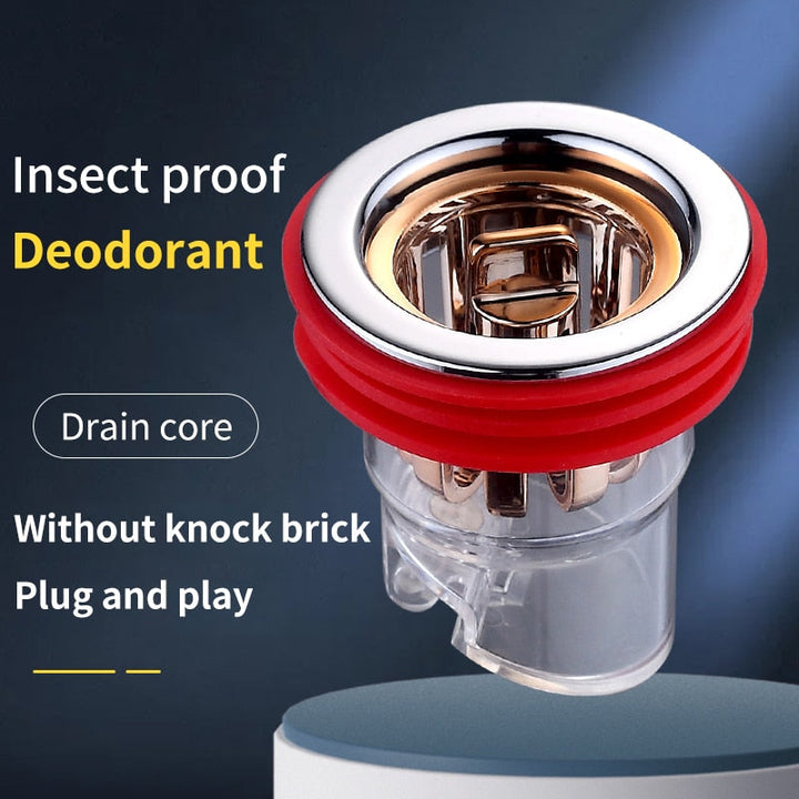 Lisslune | Safe Bathroom Universal Anti Odor Drain Filter Plug