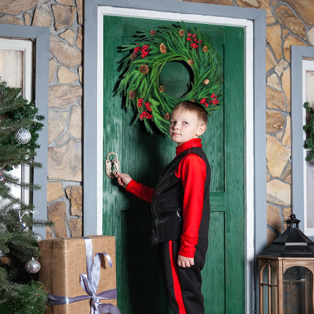 Lisslune | Red Berry Christmas Wreaths