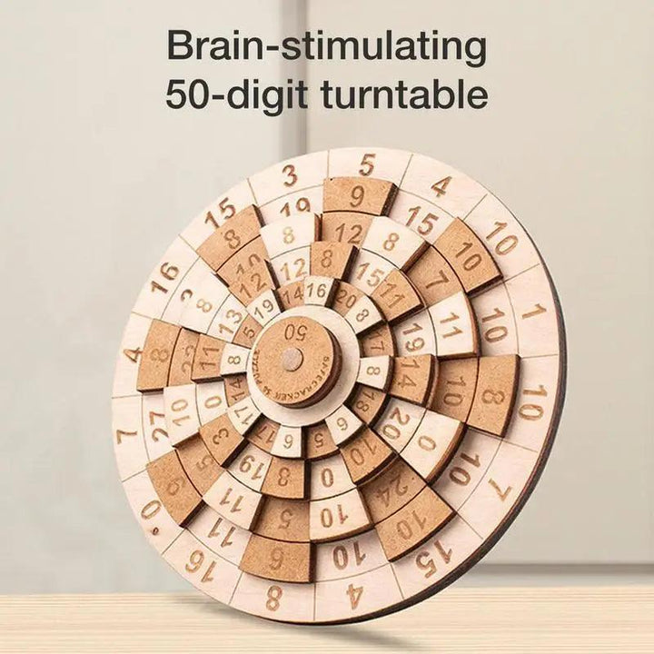 Lisslune | Interactive 3D Wooden Number Challenge: A Fun Educational Puzzle Game