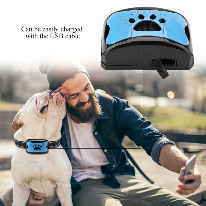 Lisslune | Painless Anti-Bark Collar – Vibrations & Ultrasound for Dogs
