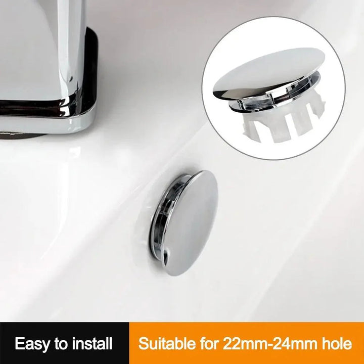 Lisslune | Chic Copper Sink Overflow Cover Plate - Durable Anti-Corrosion Solution