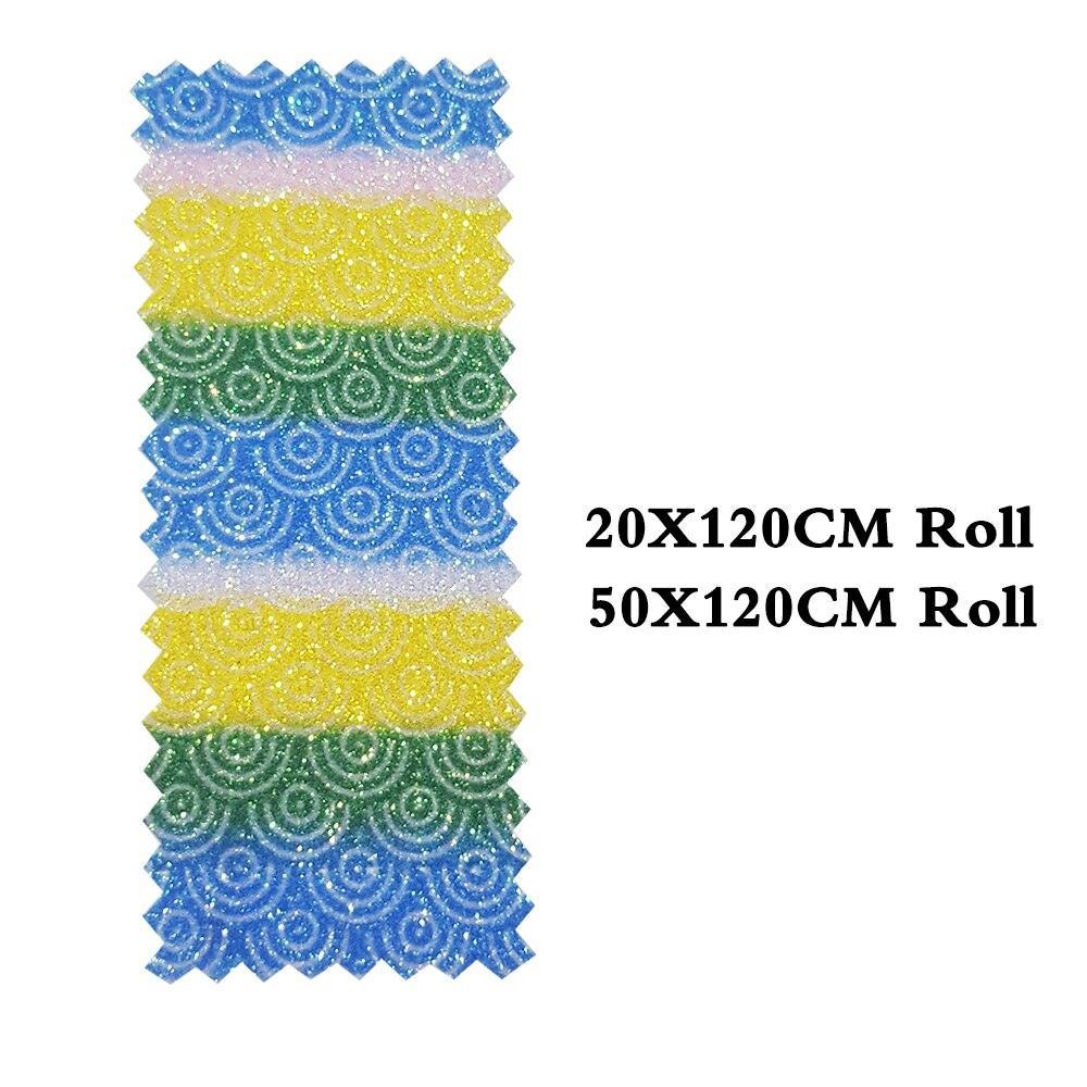 Lisslune | Vibrant Glitter Faux Leather Craft Roll - Ignite Your Creative Projects