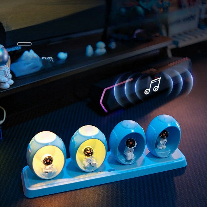 Lisslune | Space Capsule Voice Control Colorful Night Lamp