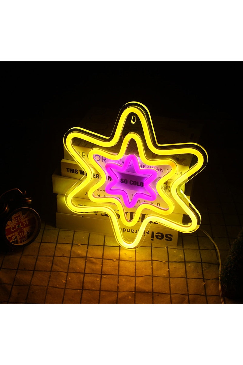 Lisslune | hexagonal neon sign