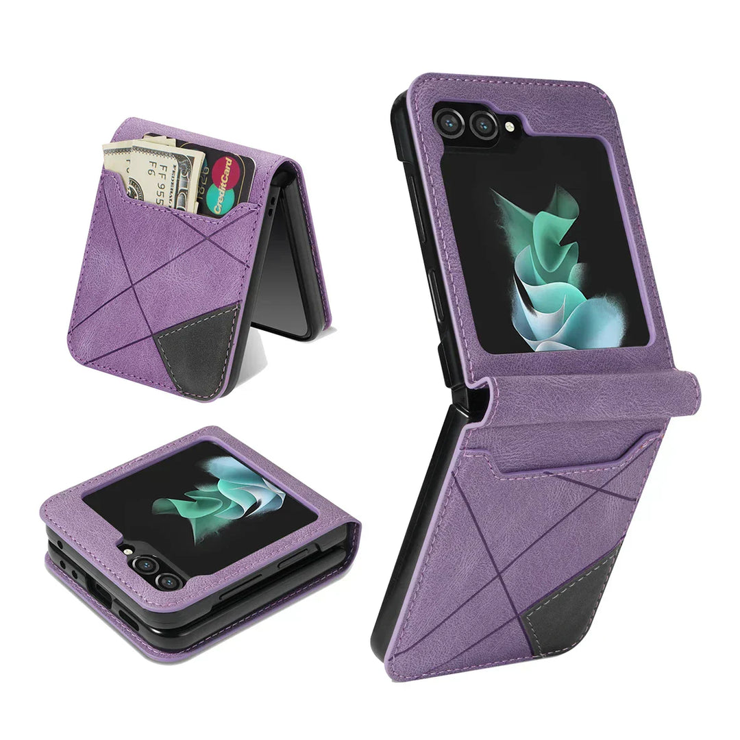 Lisslune | Leather Wallet Case for Samsung Galaxy Z Flip Series