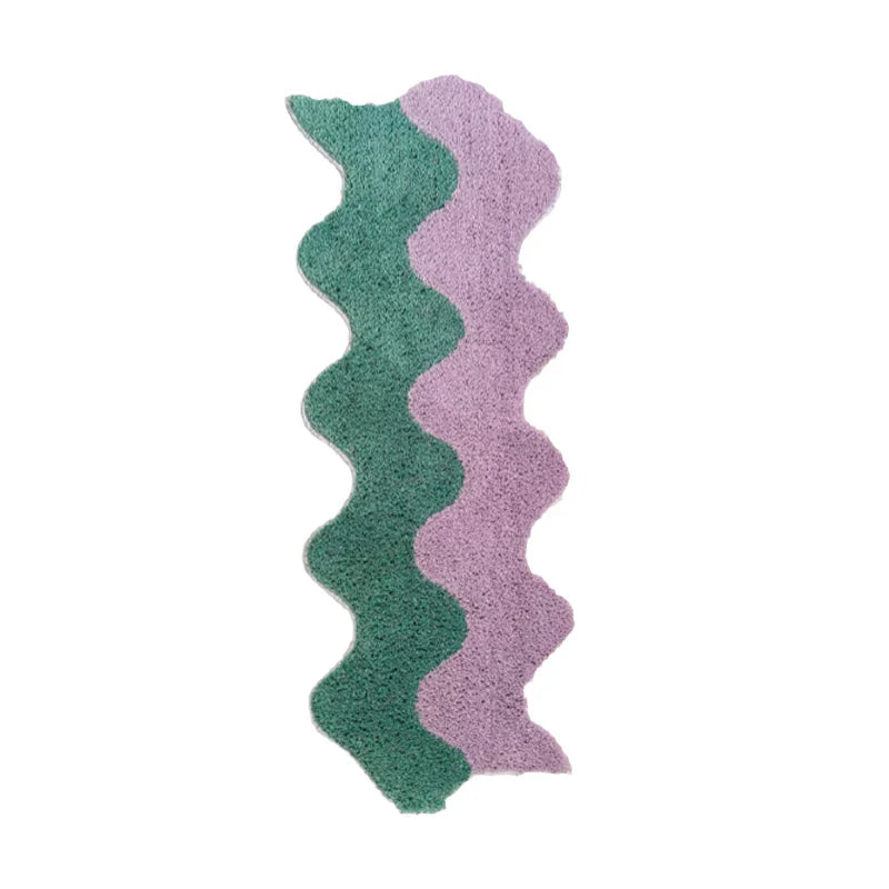 Rynx | Long irregular fluffy tufted rug room bed mat doormat non-slip bathroom rug entrance rug mats kitchen door mats