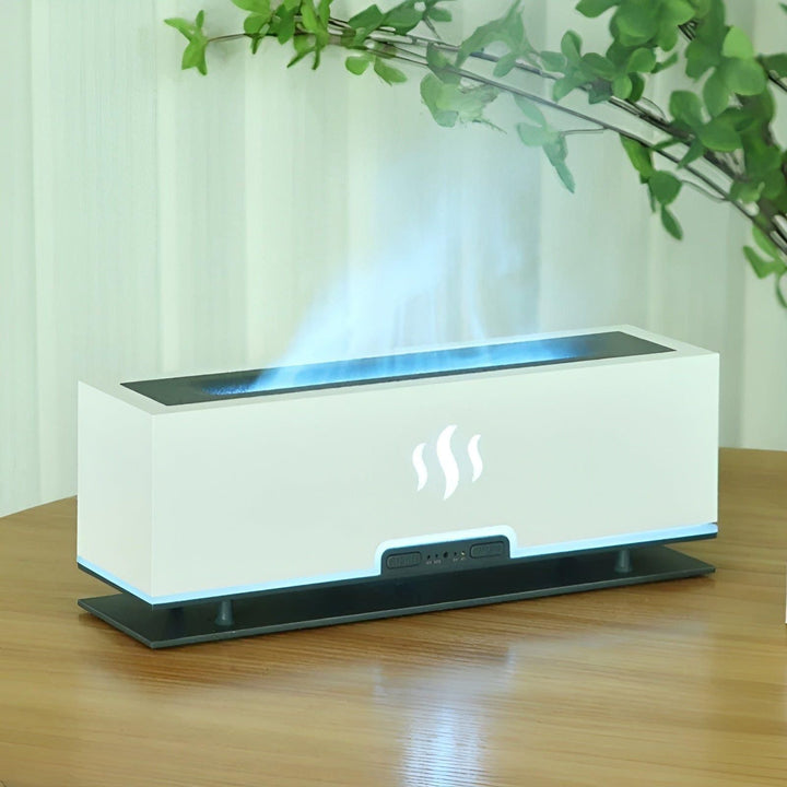Lisslune | Portable humidifier with flame light and fragrance
