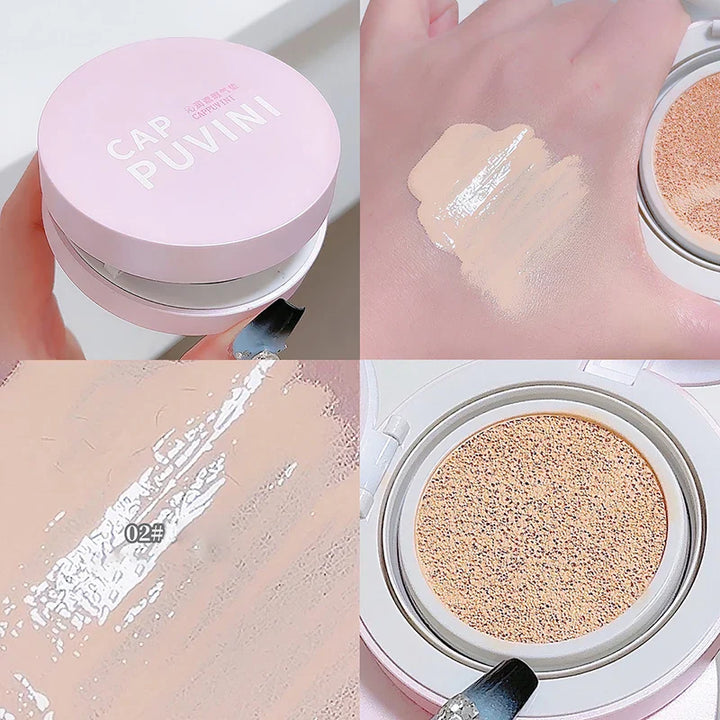 Rynx | Moisturizing Concealer Air Cushion CC Cream Naturally Waterproof Brightening Cushion Foundation High Coverage Makeup Base Cosmetics