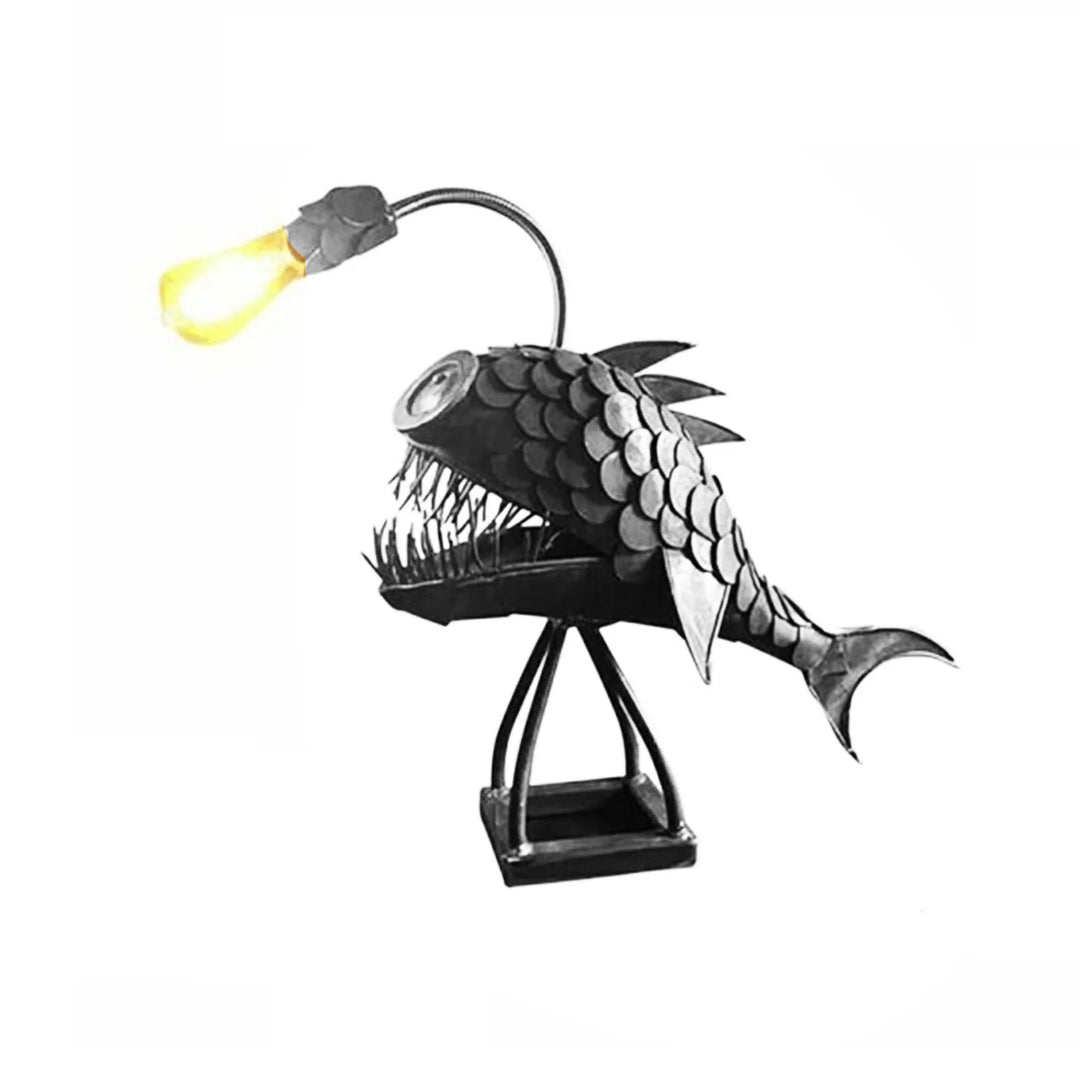 Lisslune | Table lamp - RusticFish - Adjustable lighting - Handmade artistic charm