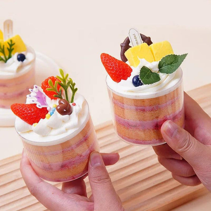 Lisslune | Charming Realistic Artificial Cupcake Decoration - 8.5 cm PVC Dessert Display