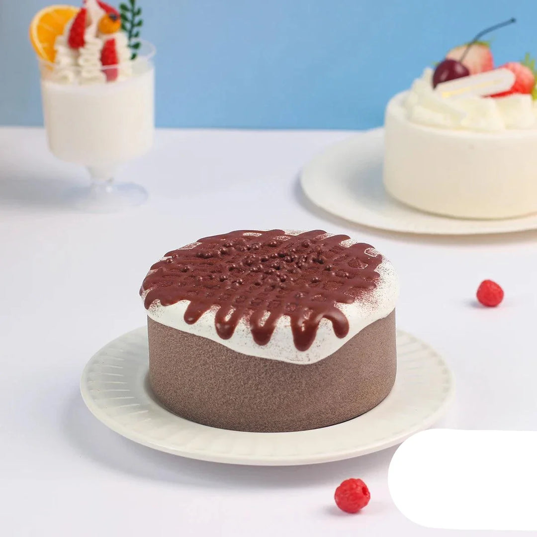 Lisslune | Realistic Artificial Sea Salt Room Cake Model - Ideal for Events, Home Decor, and Restaurant Displays