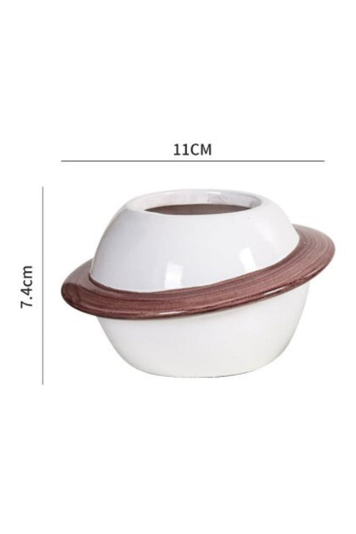 Lisslune | Motif ceramic pot for succulents