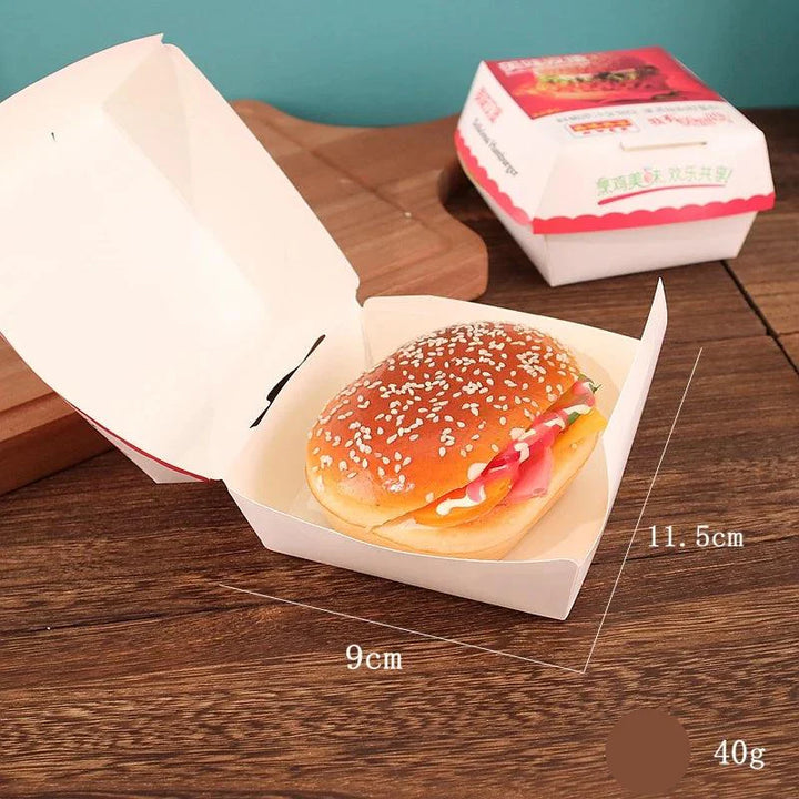 Lisslune | Lifelike Jumbo Big Mac Model - Ideal for Home Decor and Photography