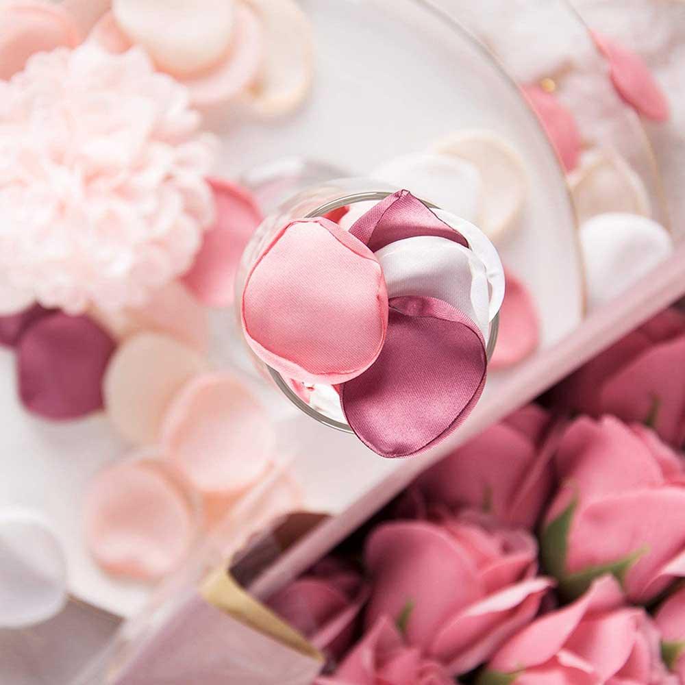 Lisslune | Elegant Silk Rose Petals - Premium Flower Accents for Unforgettable Celebrations