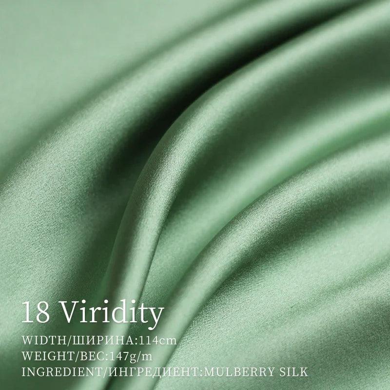 Lisslune | Opulent Red Raspberry 30 Momme Heavy Satin Silk Fabric for Refined Dress Couture and Couture Creations