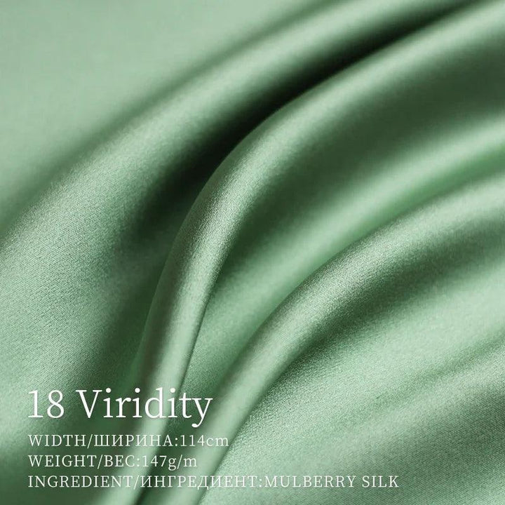 Lisslune | Opulent Red Raspberry 30 Momme Heavy Satin Silk Fabric for Refined Dress Couture and Couture Creations