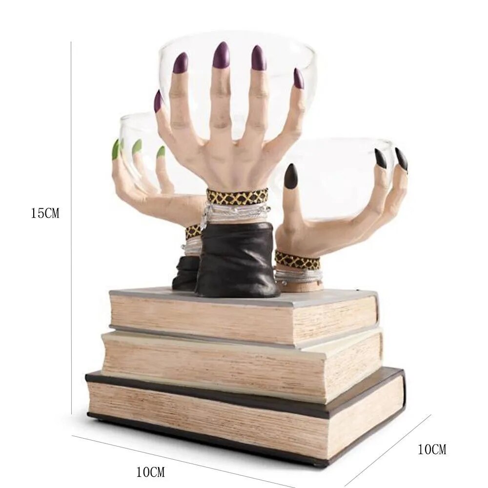 Lisslune | Witch Hand Vintage Resin Party Snack Holder