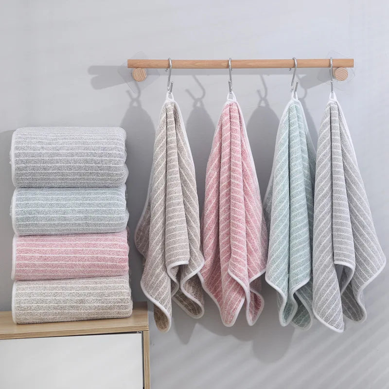 Rynx | Quick-drying towel coral fleece towels bath towels thickened absorbent for swimming pool sports fitness gift towels