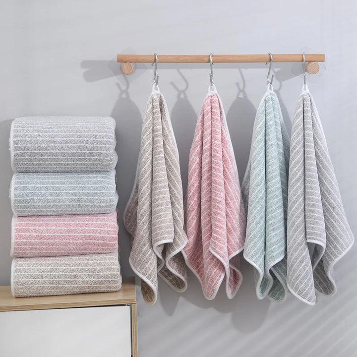 Rynx | Quick-drying towel coral fleece towels bath towels thickened absorbent for swimming pool sports fitness gift towels