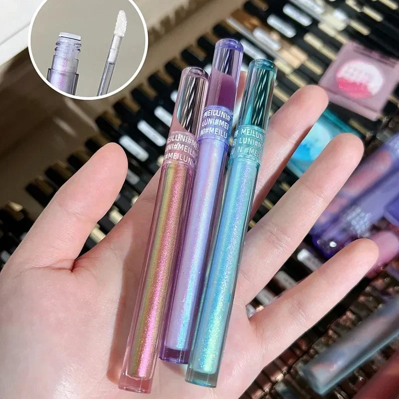 Rynx | Multichrome shimmer eyeshadow glitter highlighter liquid eyeshadow chameleon eye makeup high gloss pearl shiny eyeshadow