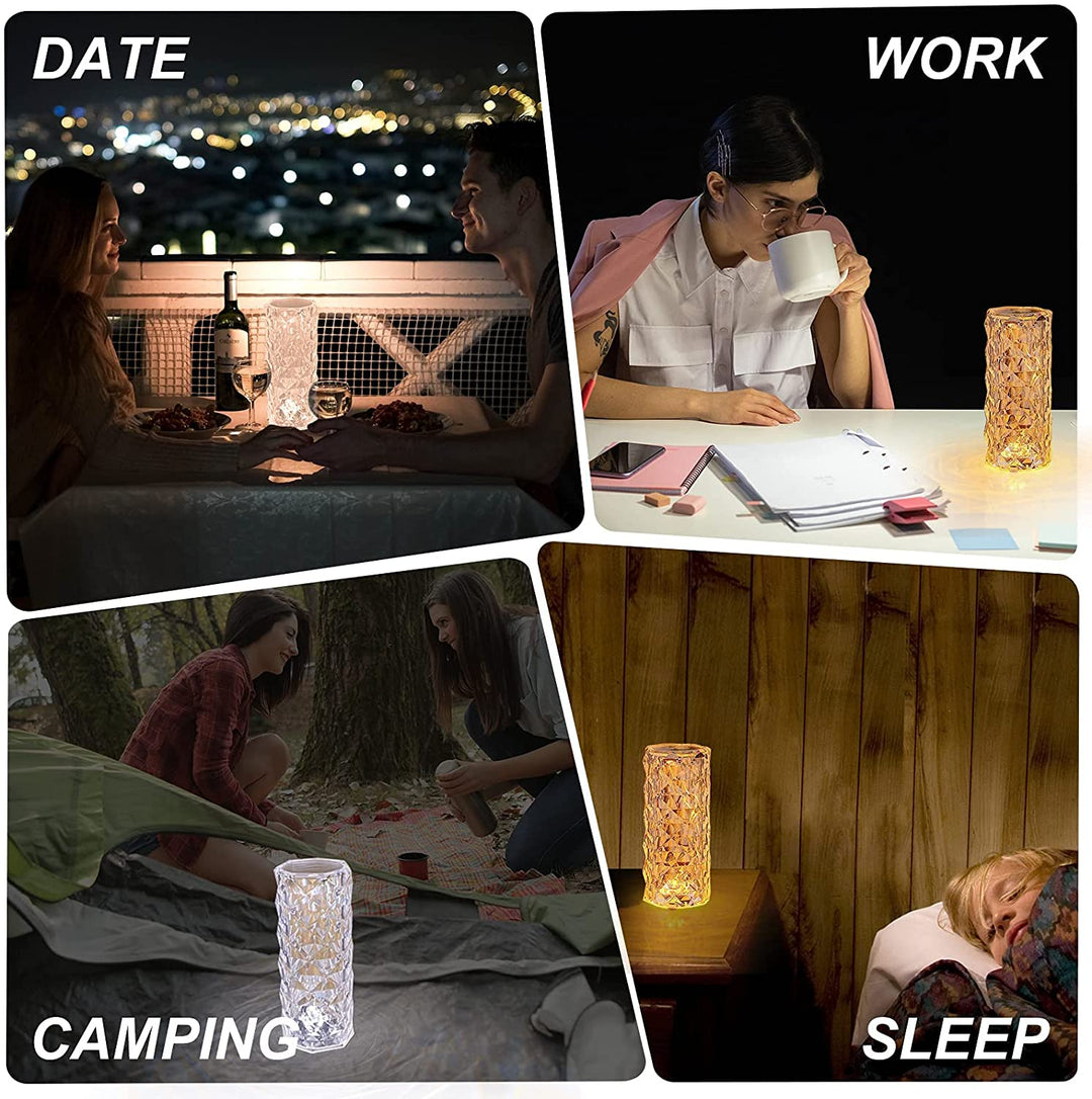 Lisslune | Elegant Atmosphere Crystal Night Light