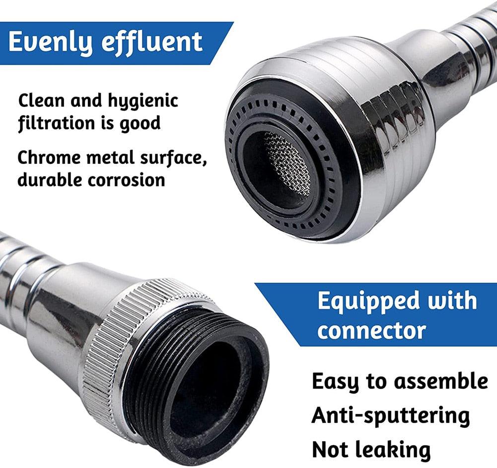 Lisslune | Water-saving 360° swivel faucet attachment for environmentally conscious living
