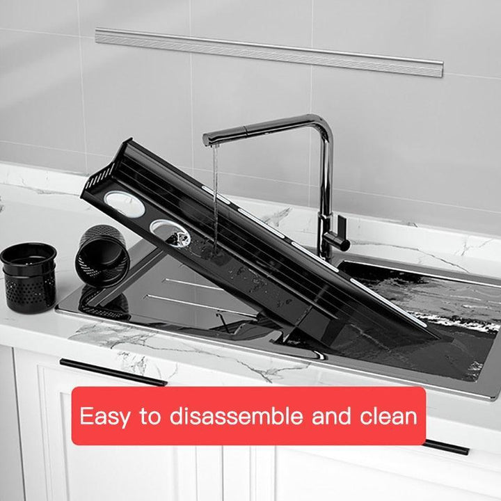 Lisslune | Slim adjustable aluminum kitchen organizer for effortless elegance