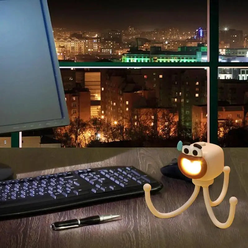 Lisslune | Adjustable Octopus Night Lamp Phone Holder