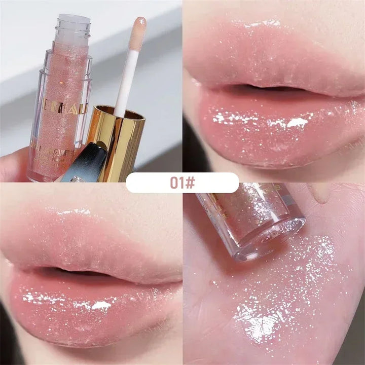 Rynx | Glitter Lip Gloss Liquid Lipstick Moisturizing Plumping Lip Shine High Gloss Sparkling Lip Gloss Shade Korean Makeup Cosmetics