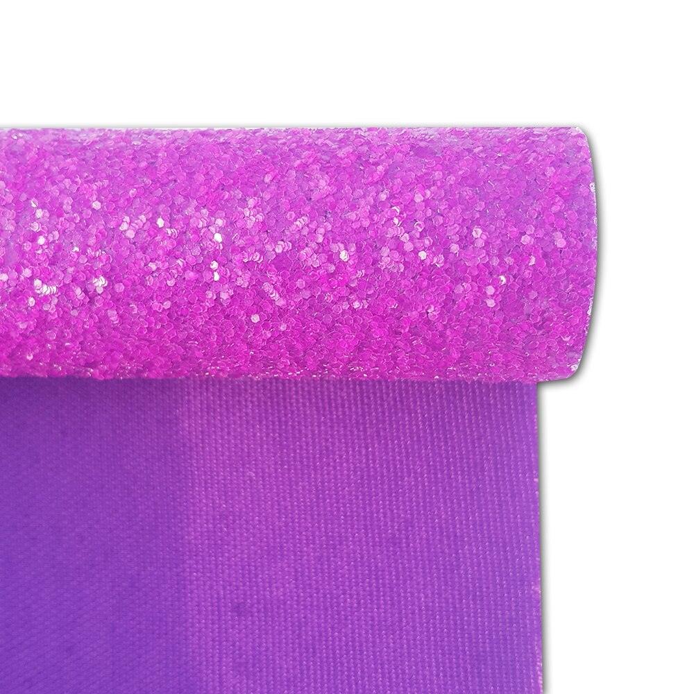 Lisslune | Glittering purple faux leather craft set for creative projects