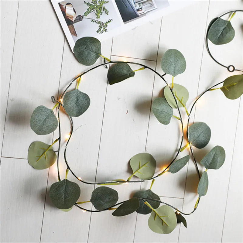 Lisslune | Artificial Vine Plants with LED Lights for Hanging