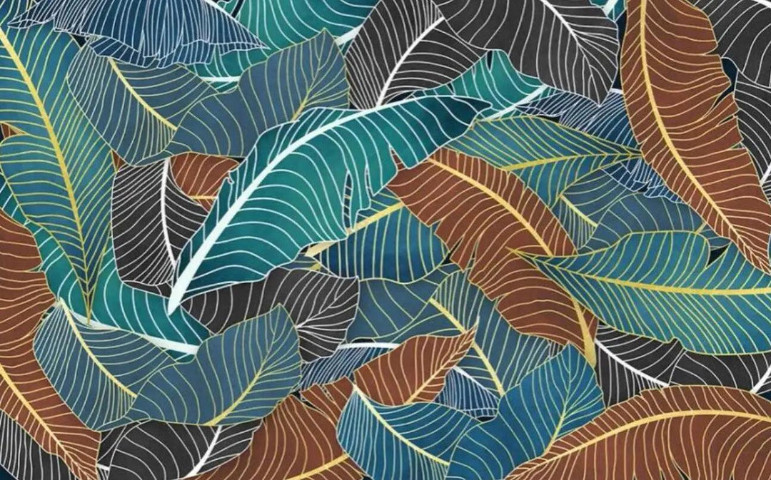 Lisslune | Tropical Dream Landscape Abstract Wallpaper Mural