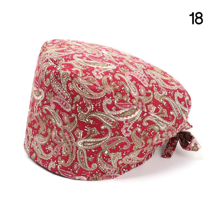 Lisslune | Adjustable surgical cap with ponytail holder and buttons