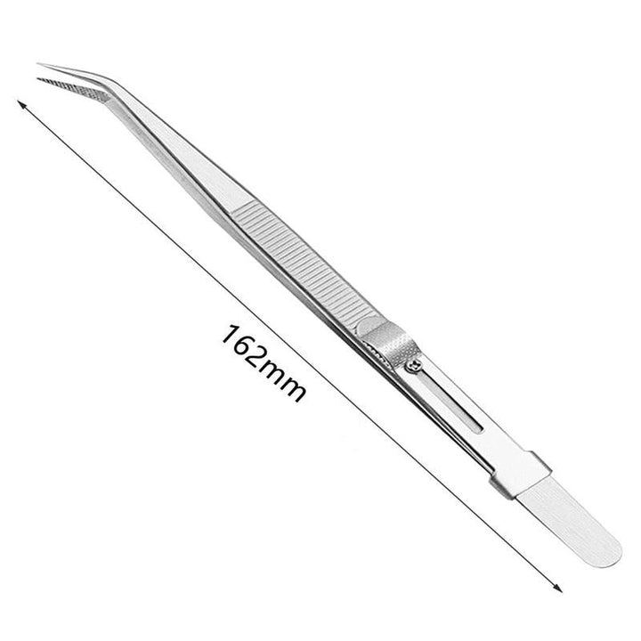 Lisslune | Delicate Task Precision Tweezers set with secure sliding lock mechanism