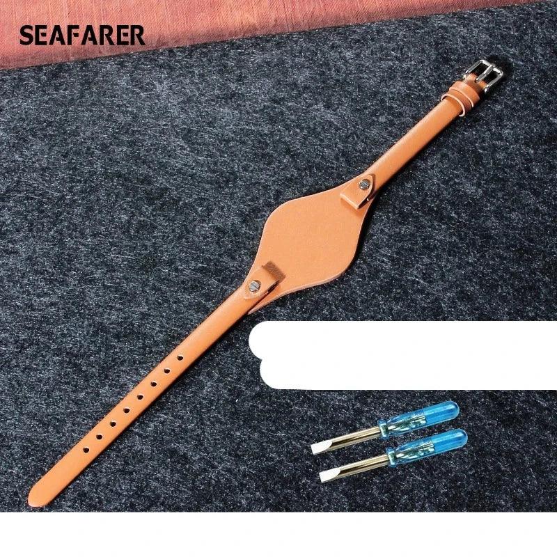 Lisslune | Elegant calfskin watch bands with rose gold metal buckle - A luxurious women's accessory
