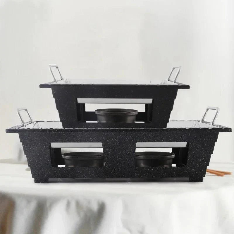 Lisslune | Gourmet Seafood Culinary Tower Set with Stainless Steel Alcohol Flame Burner
