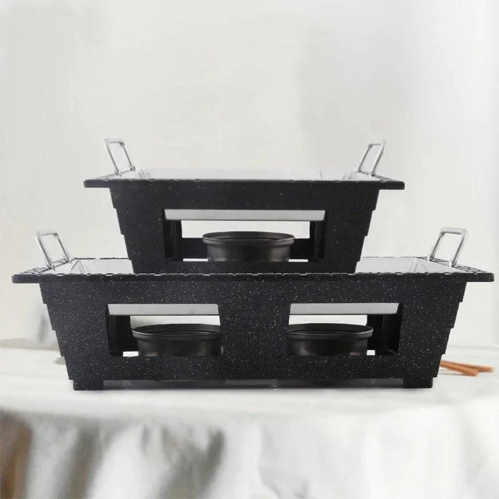 Lisslune | Gourmet Seafood Culinary Tower Set with Stainless Steel Alcohol Flame Burner