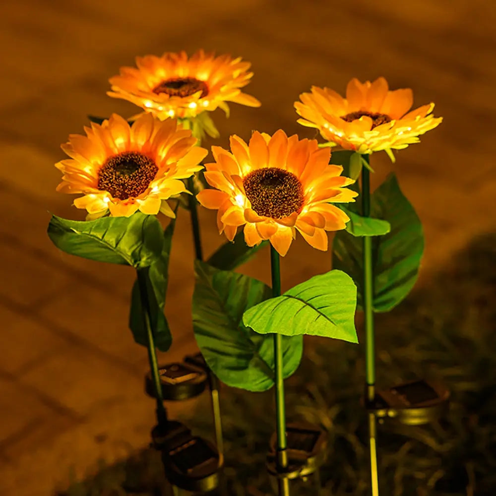 Lisslune | Waterproof Solar Sunflower Lamp for Garden & Terrace
