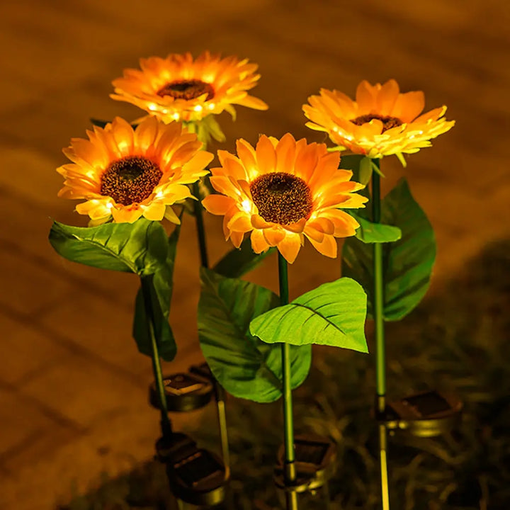 Lisslune | Waterproof Solar Sunflower Lamp for Garden & Terrace
