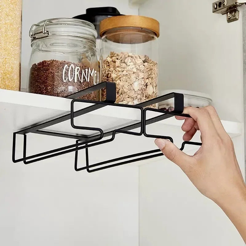 Lisslune | Wine glass holder for clamping onto the shelf
