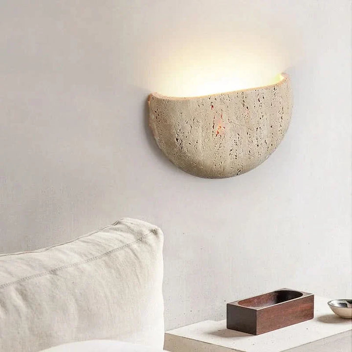 Lisslune | Stone Wall Lamp – Retro Wabi-Sabi LED Light